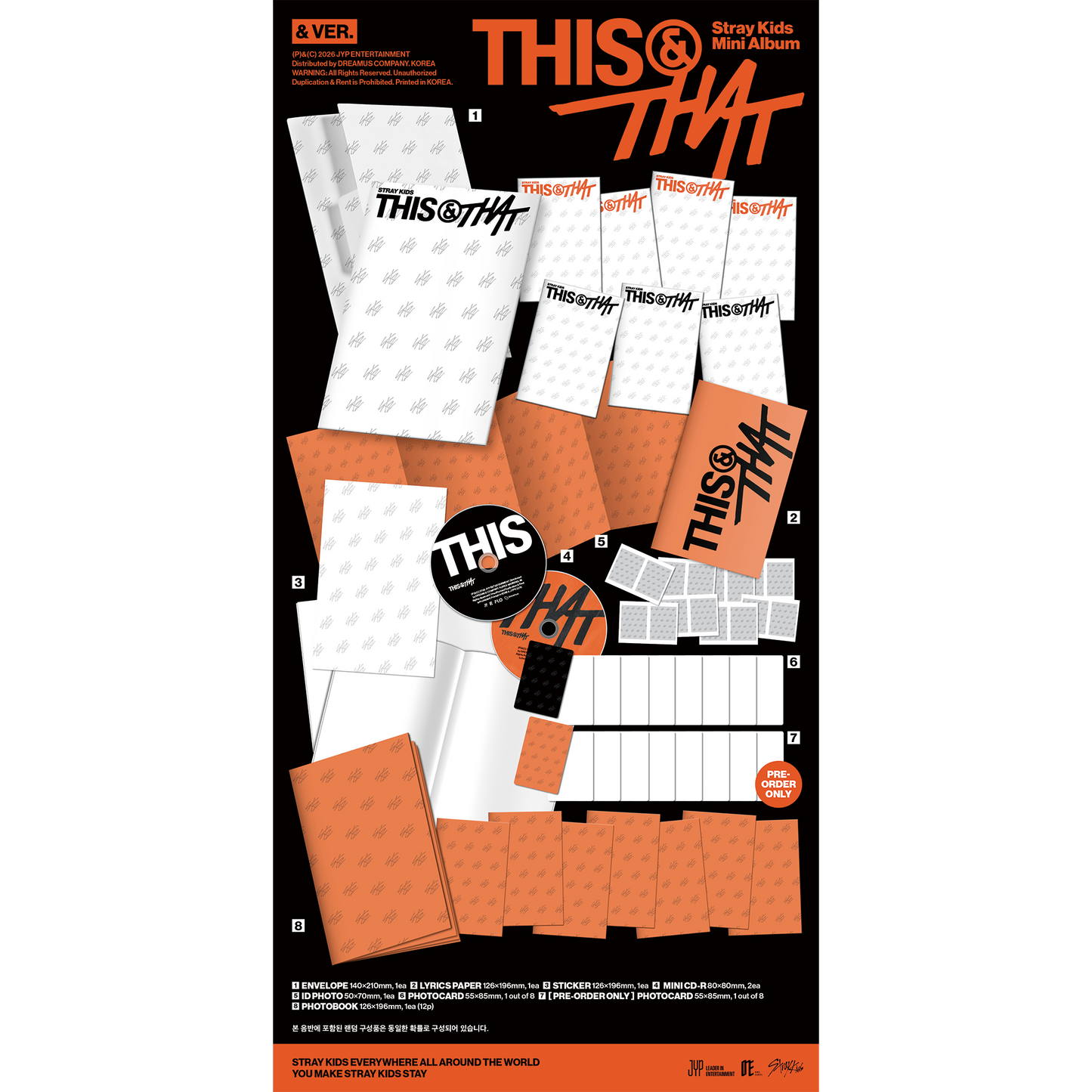Stray Kids Mini Album "THIS & THAT" [& VER.]