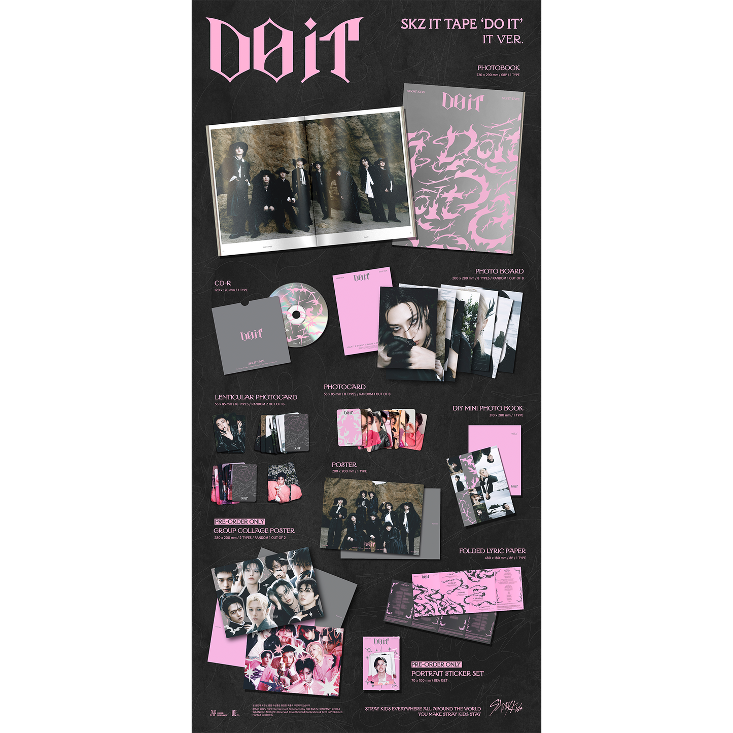 Stray Kids SKZ IT TAPE "DO IT" [IT VER.]
