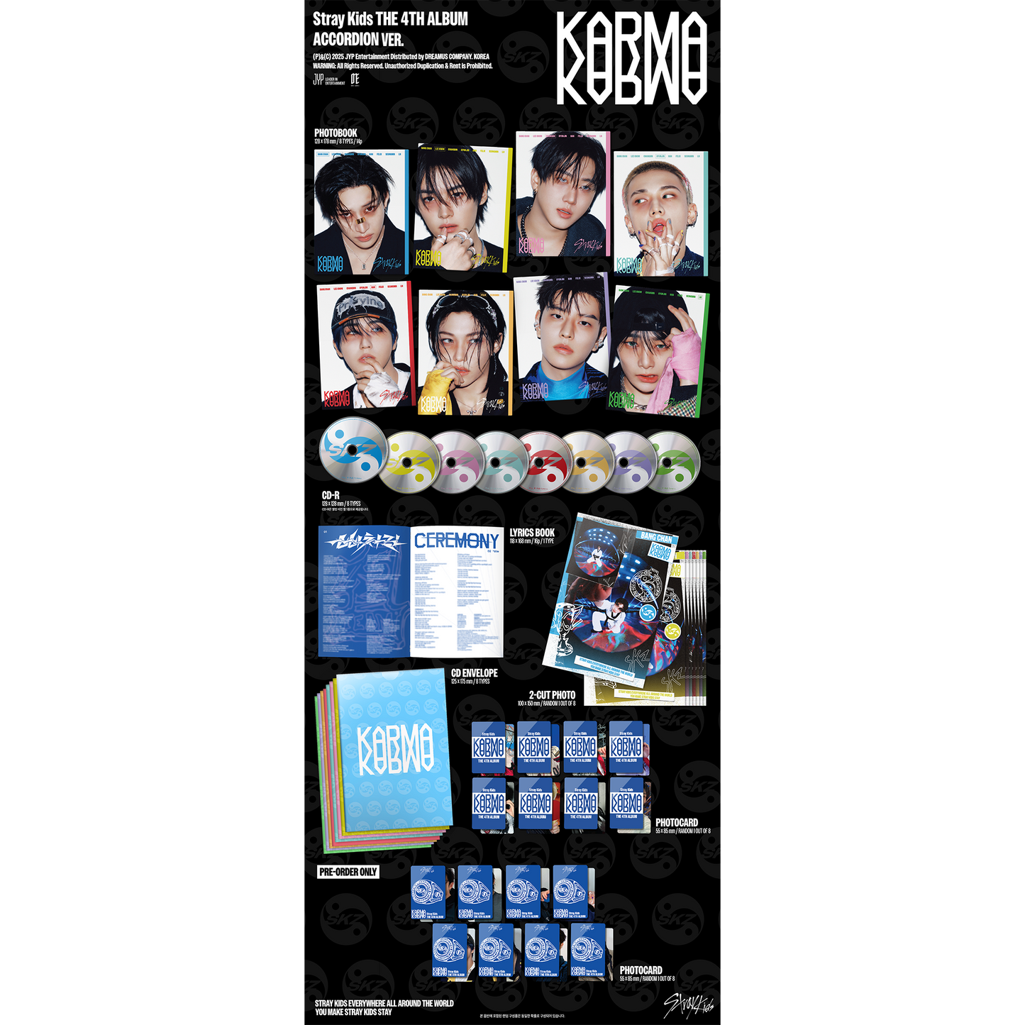 Stray Kids THE 4TH ALBUM "KARMA" [ACCORDION VER.]