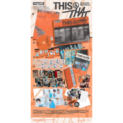 Stray Kids Mini Album "THIS & THAT" [THIS VER./THAT VER.] 2バージョンセット
