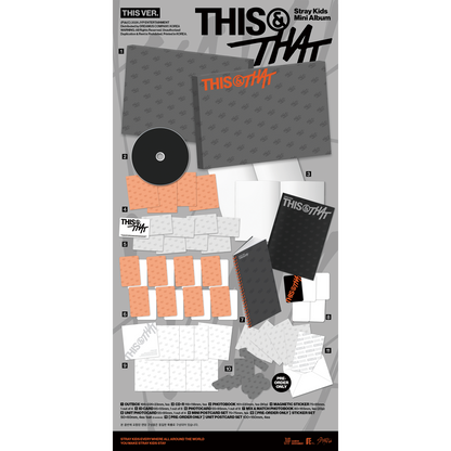 Stray Kids Mini Album "THIS & THAT" [THIS VER./THAT VER.] 2バージョンセット