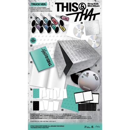 Stray Kids Mini Album "THIS & THAT" [TRUCK VER.]