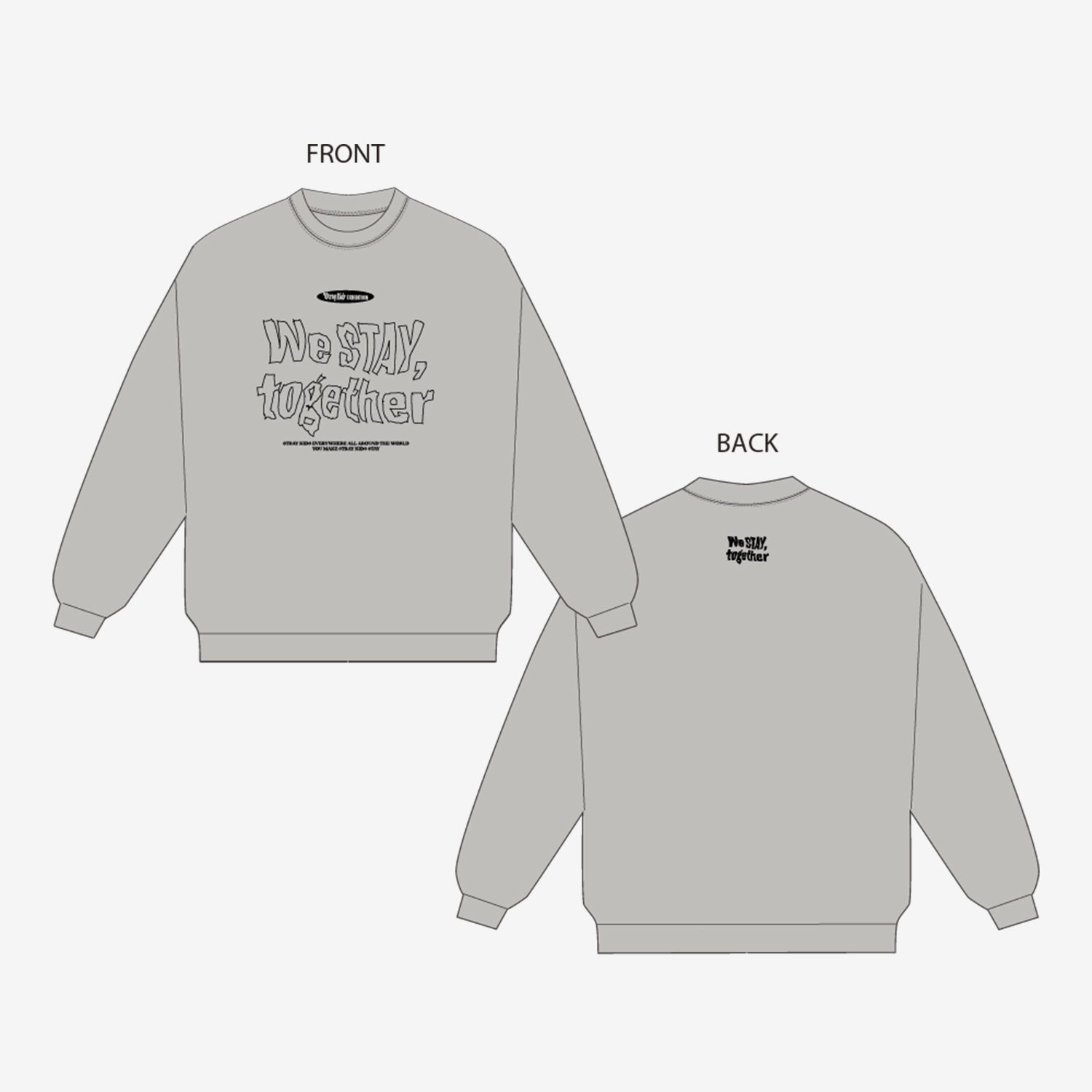 SWEATSHIRT【XL】/ Stray Kids『EXHIBITION “We STAY, together