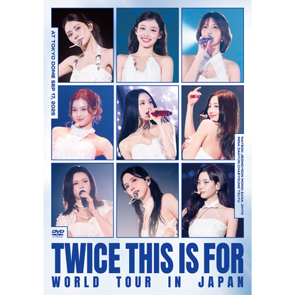 TWICE『TWICE <THIS IS FOR> WORLD TOUR IN JAPAN』[Standard DVD TWICE『TWICE <THIS IS FOR> WORLD TOUR IN JAPAN』[Standard DVD
