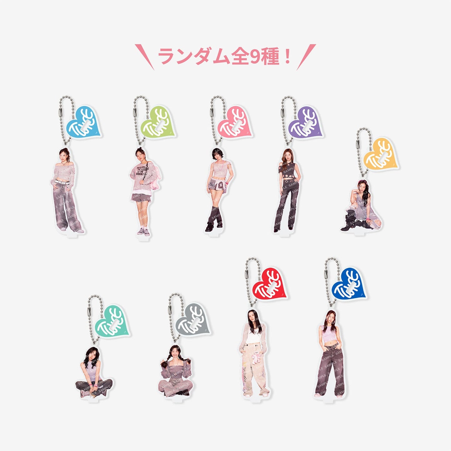 RANDOM MINI ACRYLIC STAND CHARM / TWICE『THIS IS FOR』