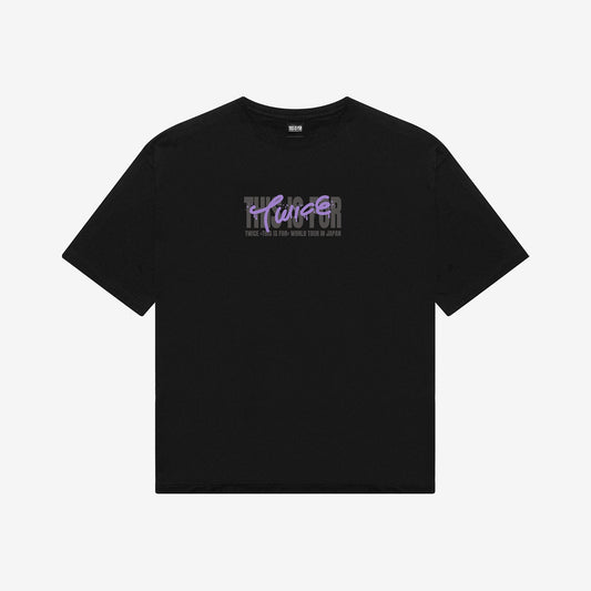 T-SHIRT〈BLACK〉【M】/ SANA / TWICE『THIS IS FOR』