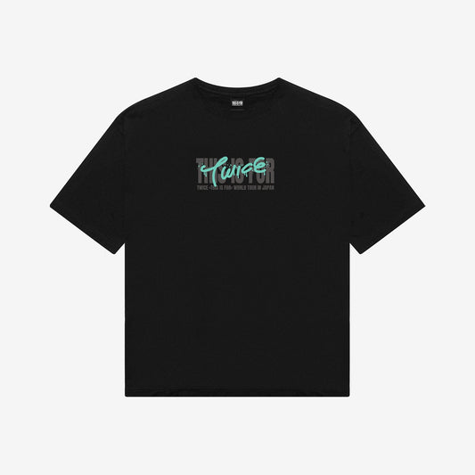 T-SHIRT〈BLACK〉【M】/ MINA / TWICE『THIS IS FOR』