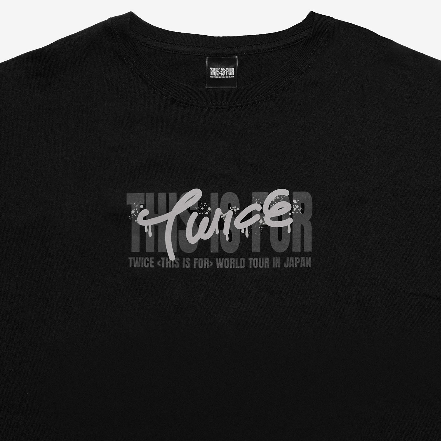 TWICE　ポップアップ　ライブTシャツ　ダヒョン　Lサイズ T-SHIRT〈BLACK〉【L】/ DAHYUN / TWICE『THIS IS FOR』 – JYP