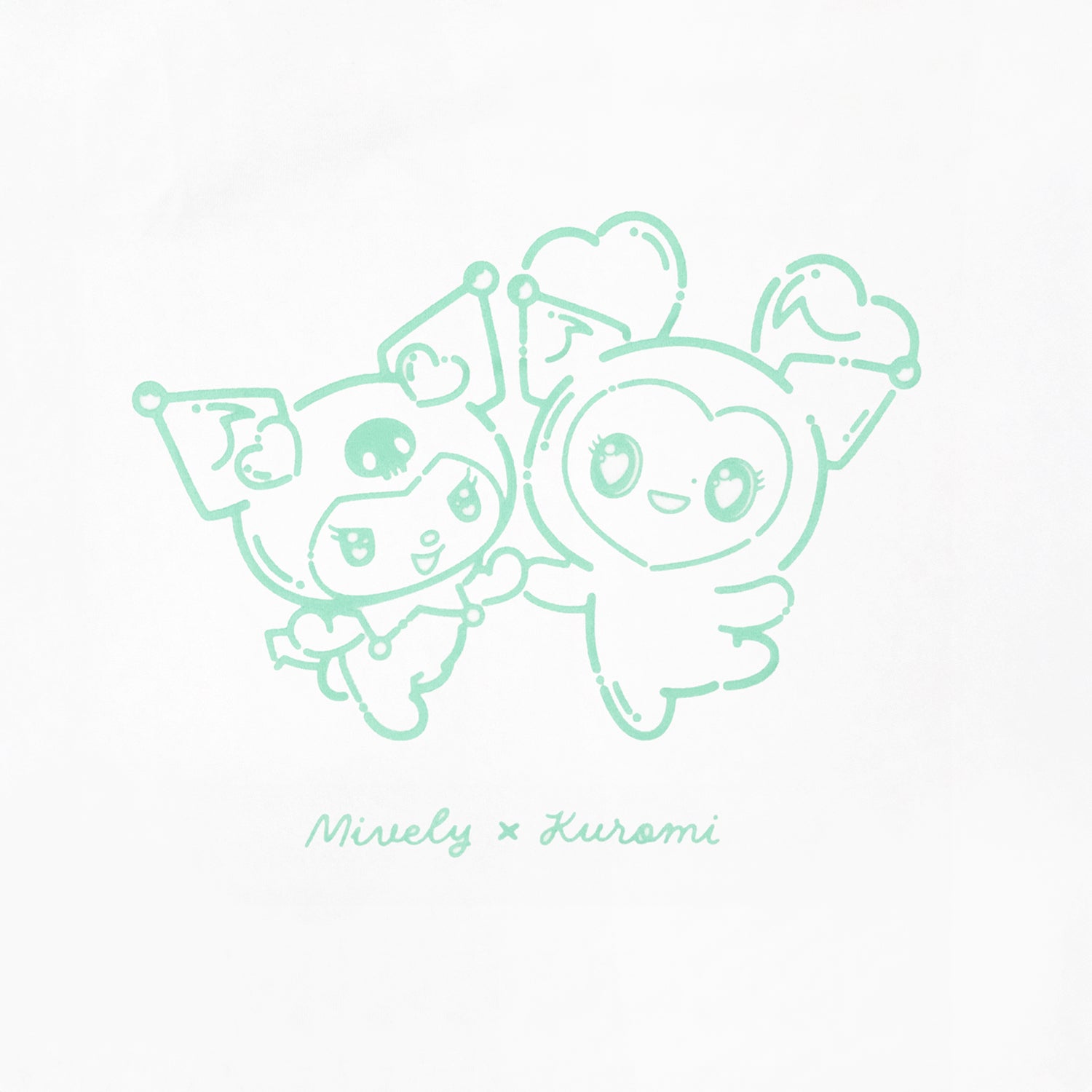 セットアップ - MIVELY×KUROMI【M】/ TWICE SETUP - MIVELY×KUROMI【M】/ TWICE LOVELYS×SANRIO CHARACTERS