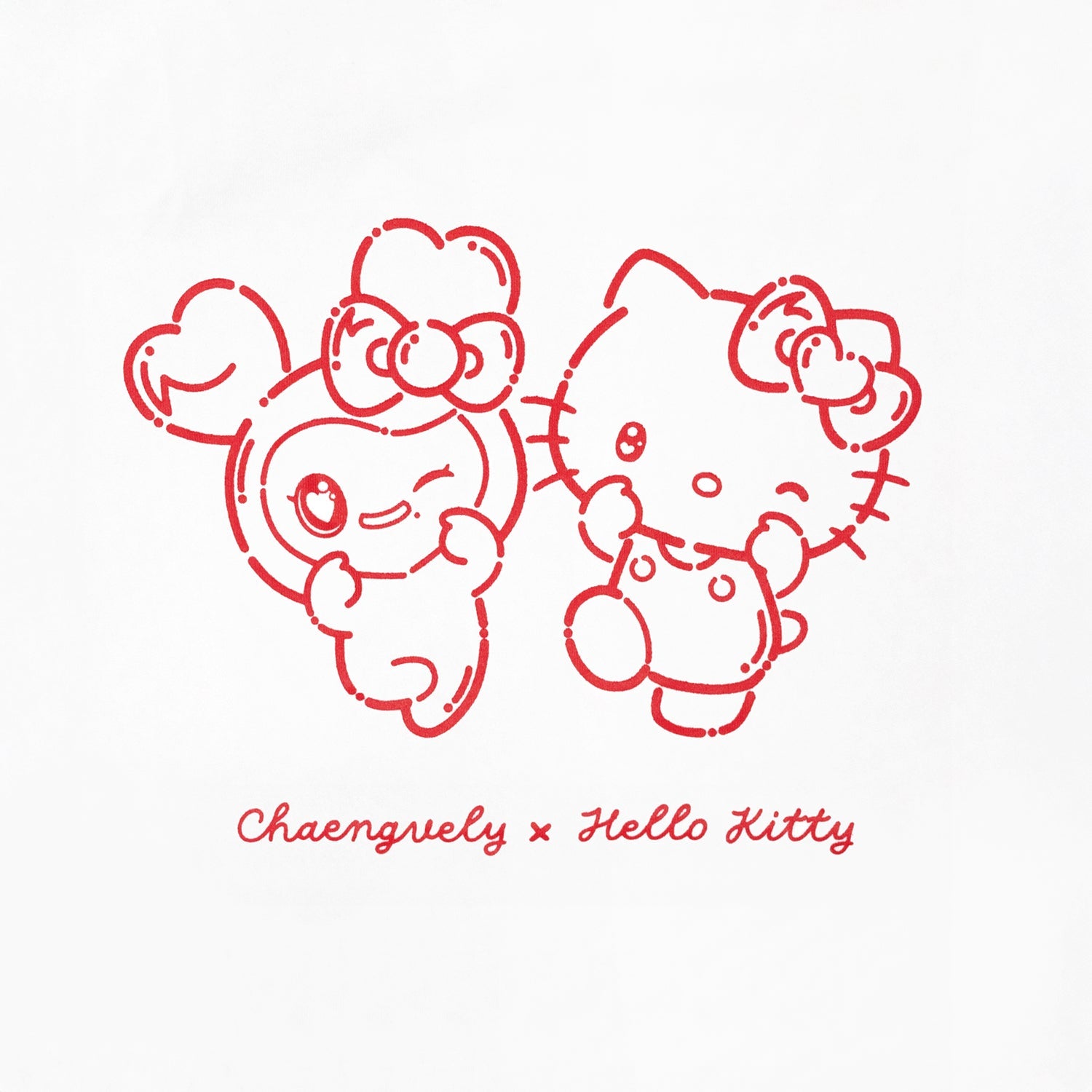 アイドル SETUP CHAEYOUNG HELLO KITTY TWICE SANRIO SETUP - CHAENGVELY×HELLO KITTY【M】/ TWICE LOVELYS×SANRIO