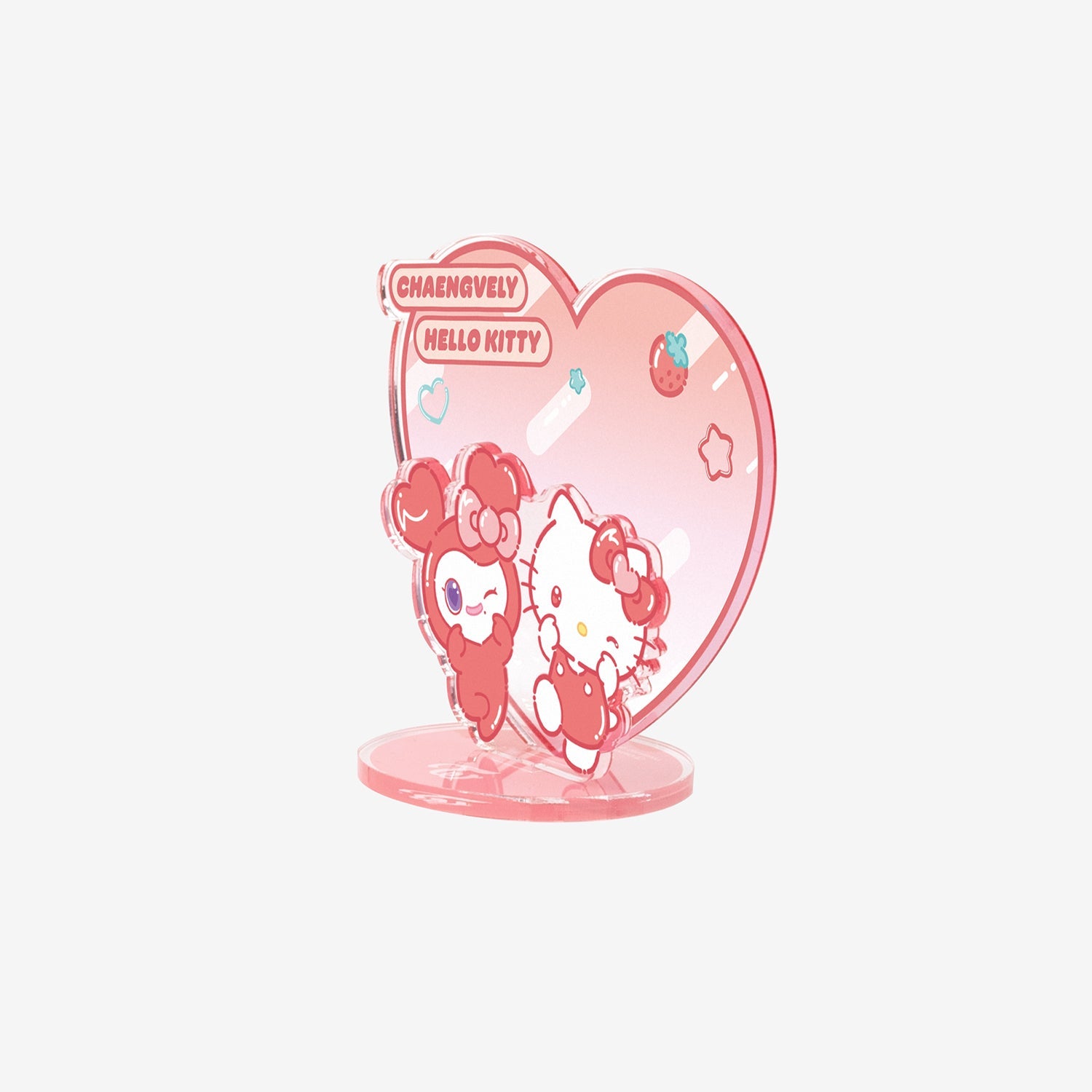 ACRYLIC STAND - CHAENGVELY×HELLO KITTY / TWICE LOVELYS×SANRIO