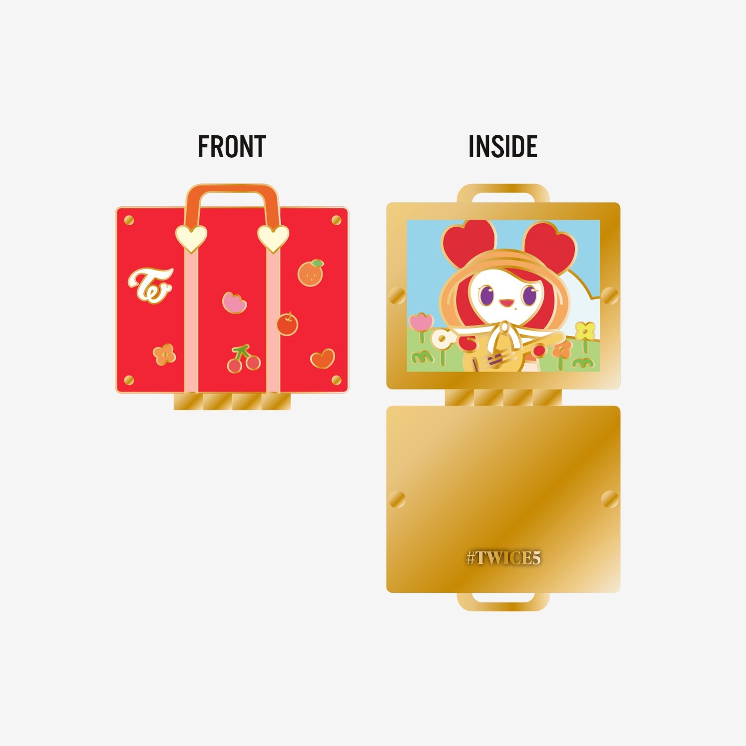 KPOP TWICE LOVELYS Cartoon Figure Brooches Pin Tzuyu Jihyo