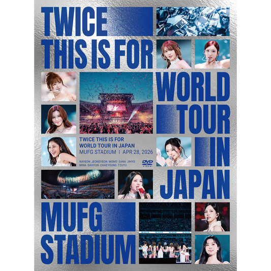 TWICE "TWICE <this is for> WORLD TOUR IN JAPAN MUFG STADIUM" [First Press Limited Edition DVD]</this>