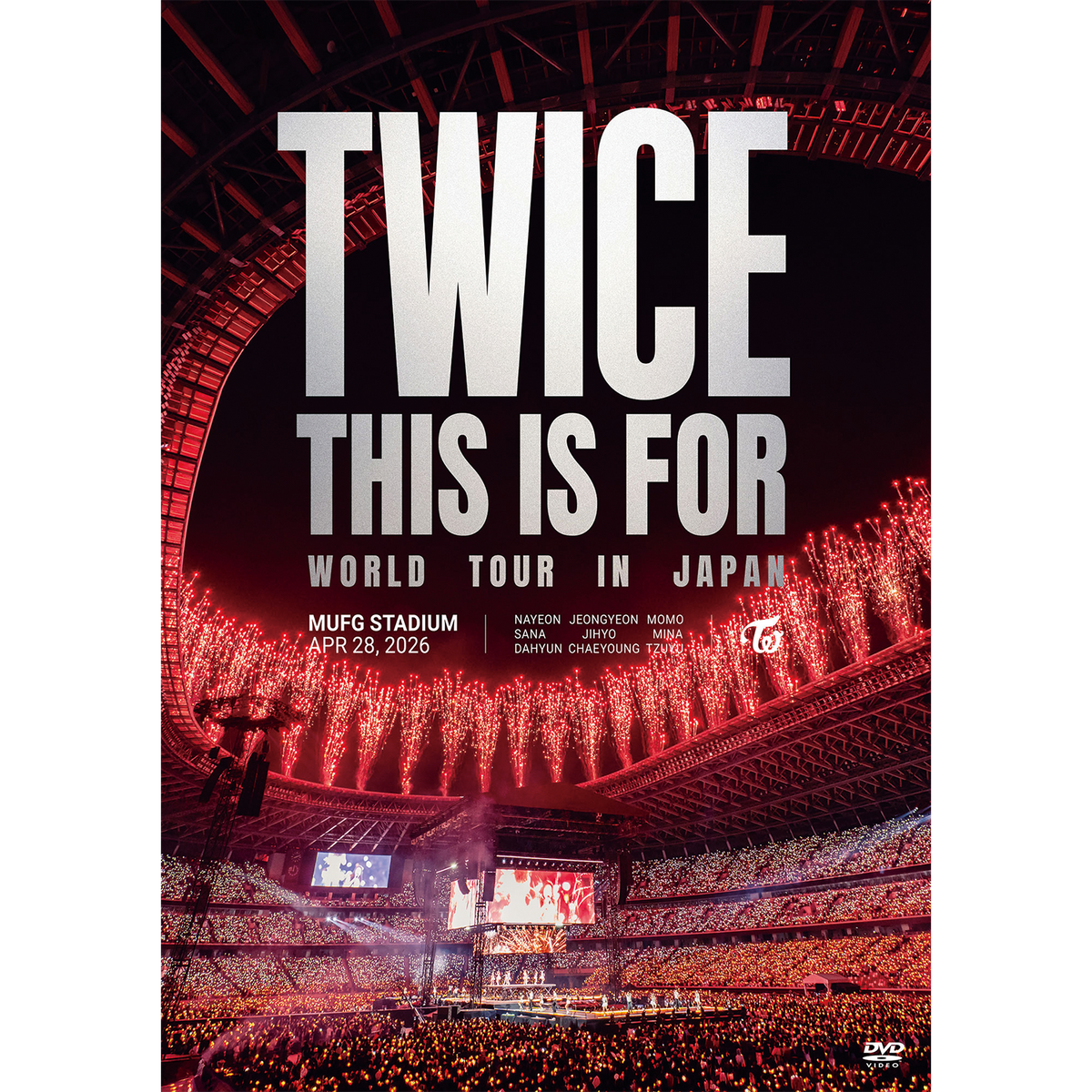 TWICE『TWICE ＜THIS IS FOR＞ WORLD TOUR IN JAPAN MUFG STADIUM』【通常盤DVD】