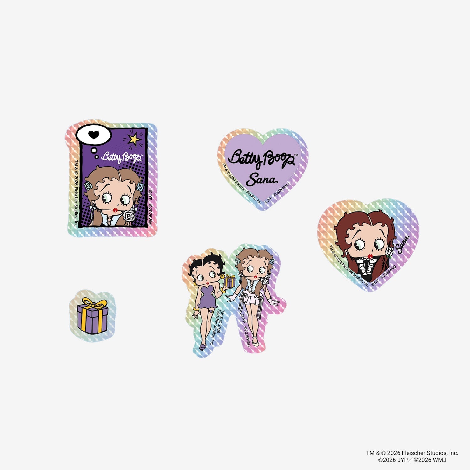 STICKER SET / BETTY BOOP×SANA – JYP JAPAN ONLINE STORE