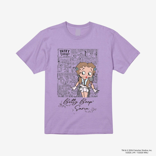 T-SHIRT / LAVENDER【XL】/ BETTY BOOP×SANA