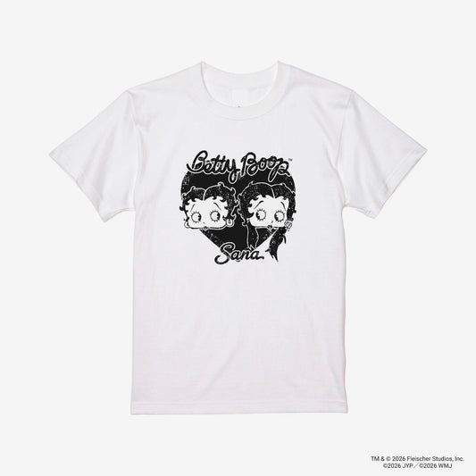 T-SHIRT / WHITE【M】/ BETTY BOOP×SANA