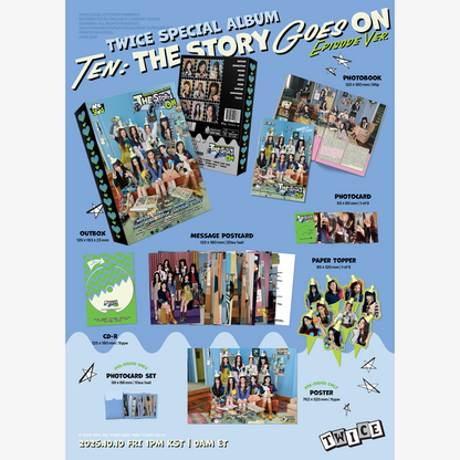 TWICE SPECIAL ALBUM『TEN: The Story Goes On』全形態セット