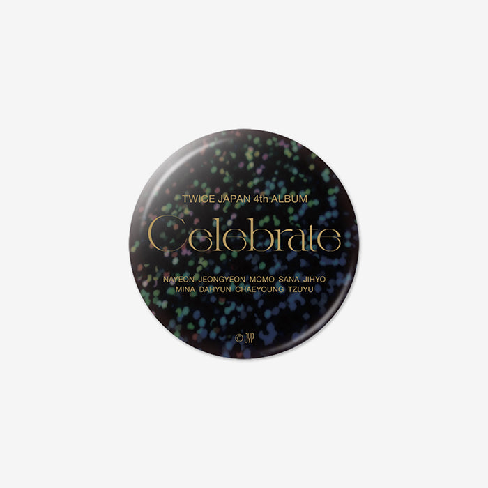 BUTTON BADGE ＆ STICKER SET（18PIECES）『Celebrate』【Shipped after late Aug.】
