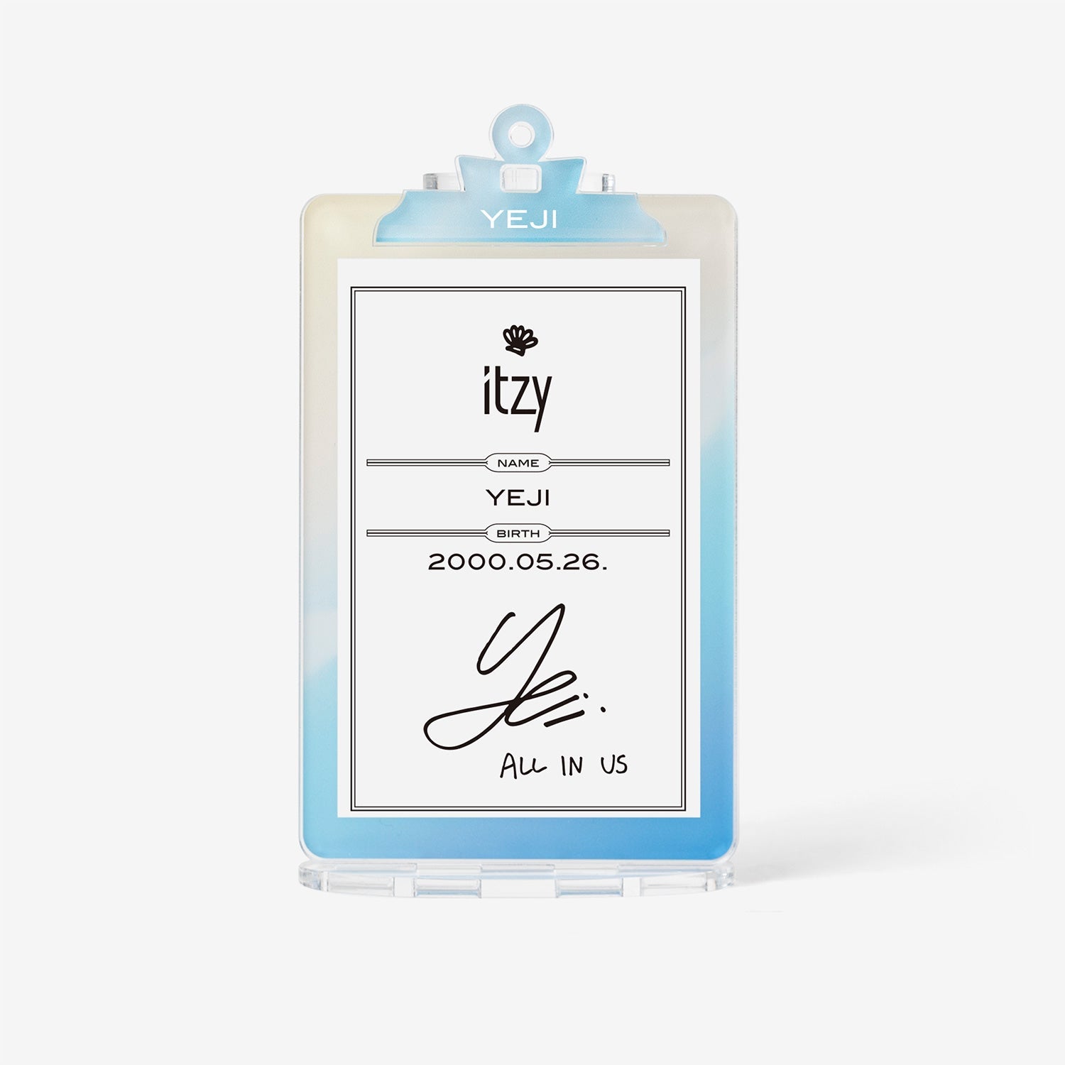 PHOTO CARD STAND - YEJI / ITZY『JYP JAPAN POPUP STORE 2023』