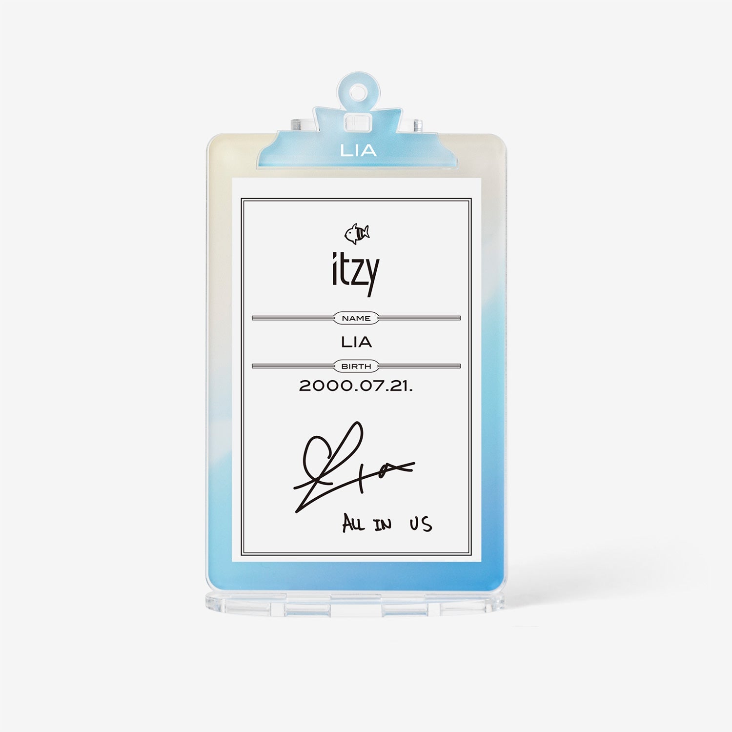 PHOTO CARD STAND - LIA / ITZY『JYP JAPAN POPUP STORE 2023』