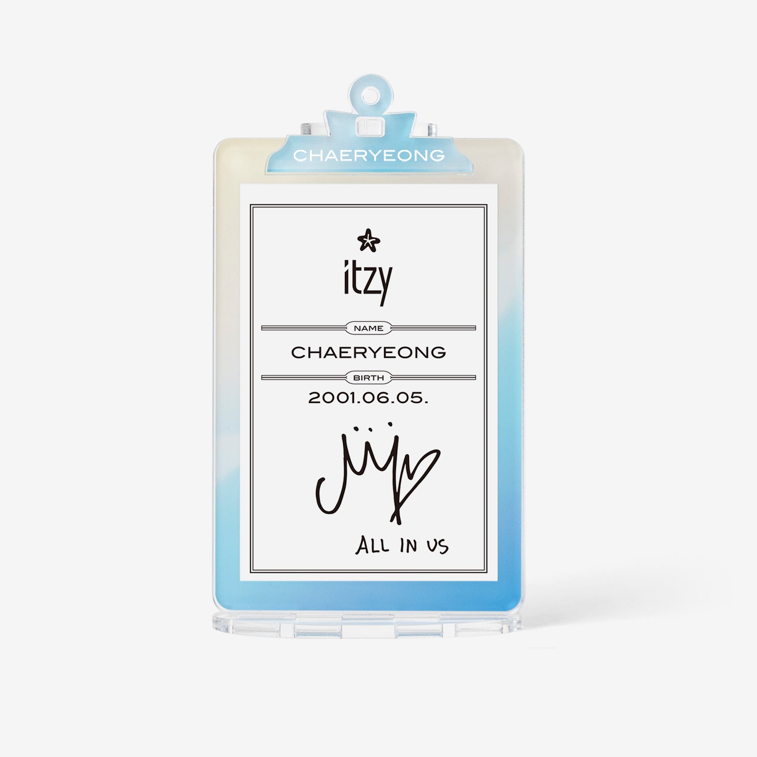 PHOTO CARD STAND - CHAERYEONG / ITZY『JYP JAPAN POPUP STORE 2023』