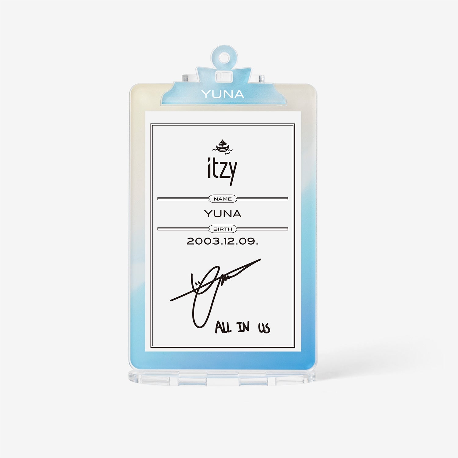PHOTO CARD STAND - YUNA / ITZY『JYP JAPAN POPUP STORE 2023』