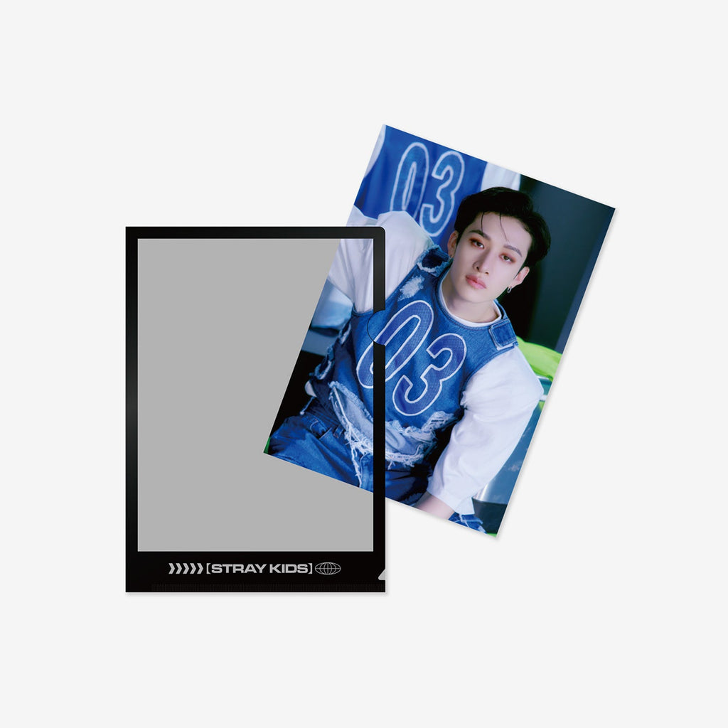 POSTER ＆ CLEAR FILE SET - Bang Chan / Stray Kids『Social Path (feat. LiSA) /  Super Bowl -Japanese ver.- 』