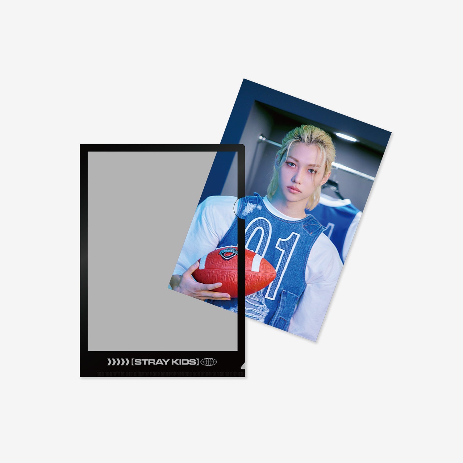 POSTER ＆ CLEAR FILE SET - Felix / Stray Kids『Social Path (feat. LiSA) /  Super Bowl -Japanese ver.- 』