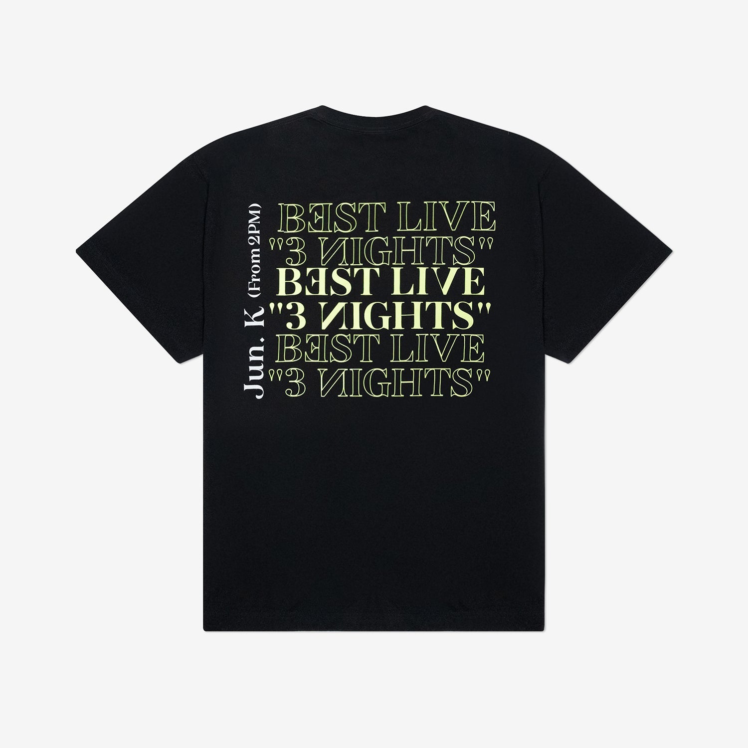 txt PPULBATU 香港限定 Tシャツ ブラック T-SHIRT【L】/ Jun. K (From 2PM)『BEST LIVE “3 NIGHTS