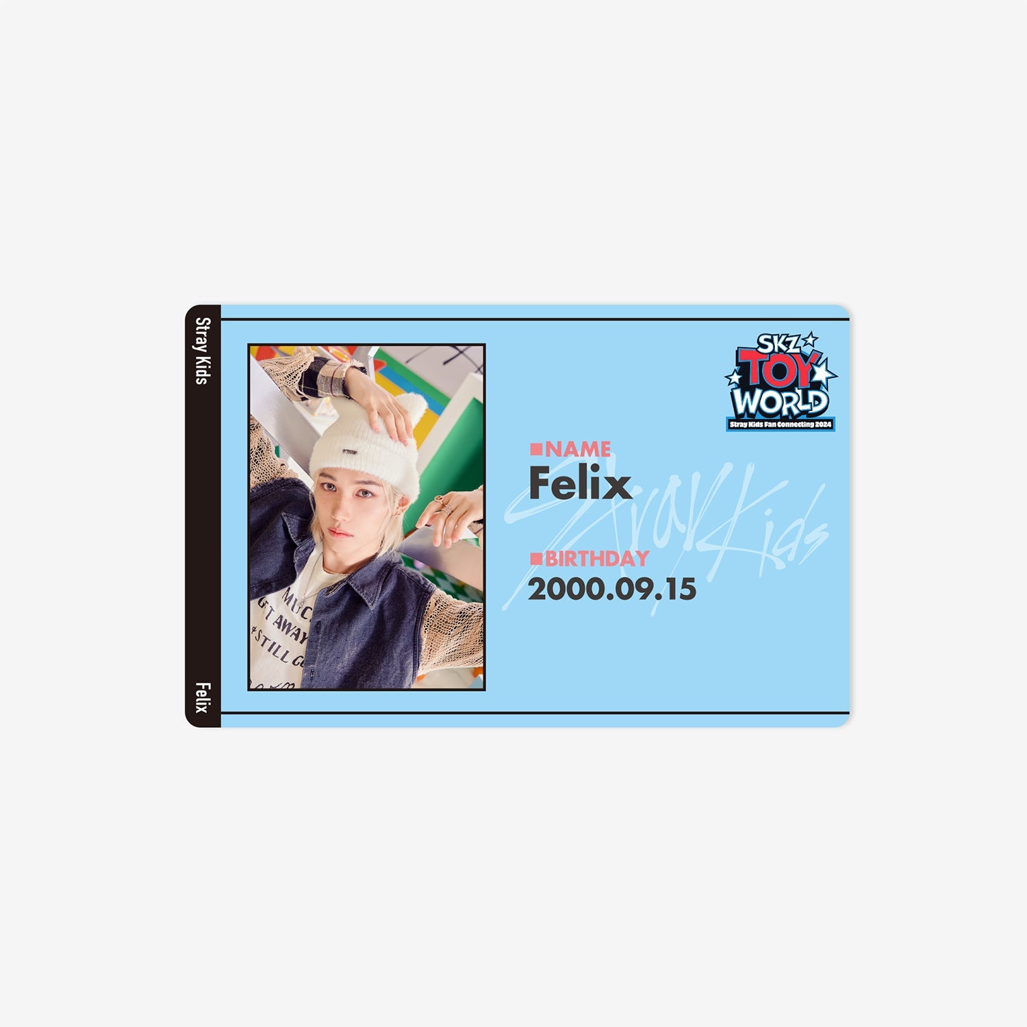 PASS CASE (ID CARD SET)  - Felix / Stray Kids『Fan Connecting 2024 "SKZ TOY WORLD"』