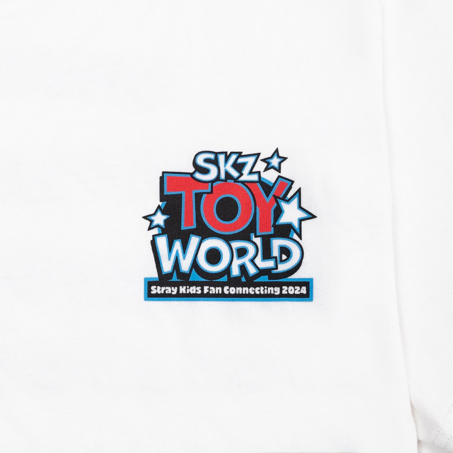 T-SHIRT / WHITE【L】/ Stray Kids『Fan Connecting 2024 "SKZ TOY WORLD"』
