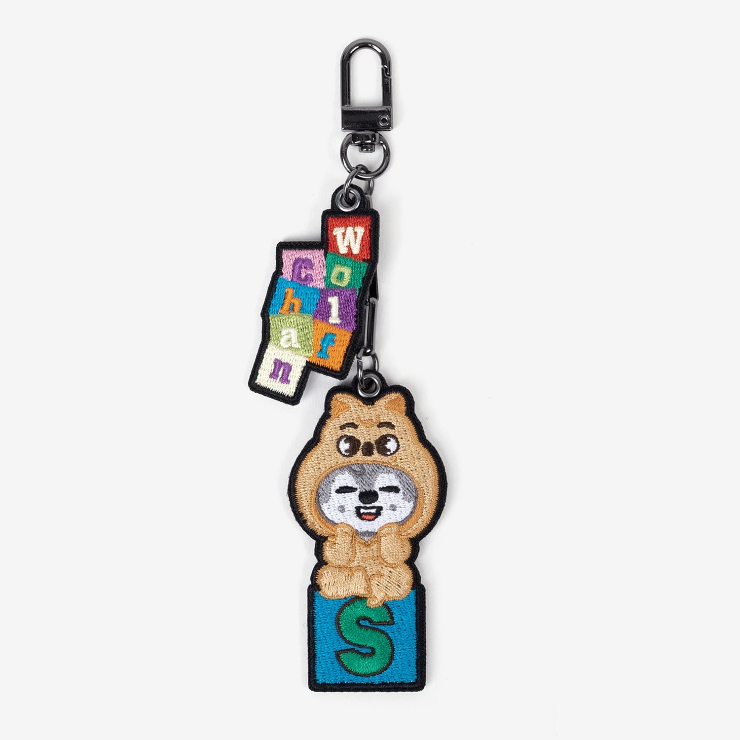 EMBROIDERY KEY HOLDER - Wolf Chan / Stray Kids『Fan Connecting 2024 "SKZ TOY WORLD"』