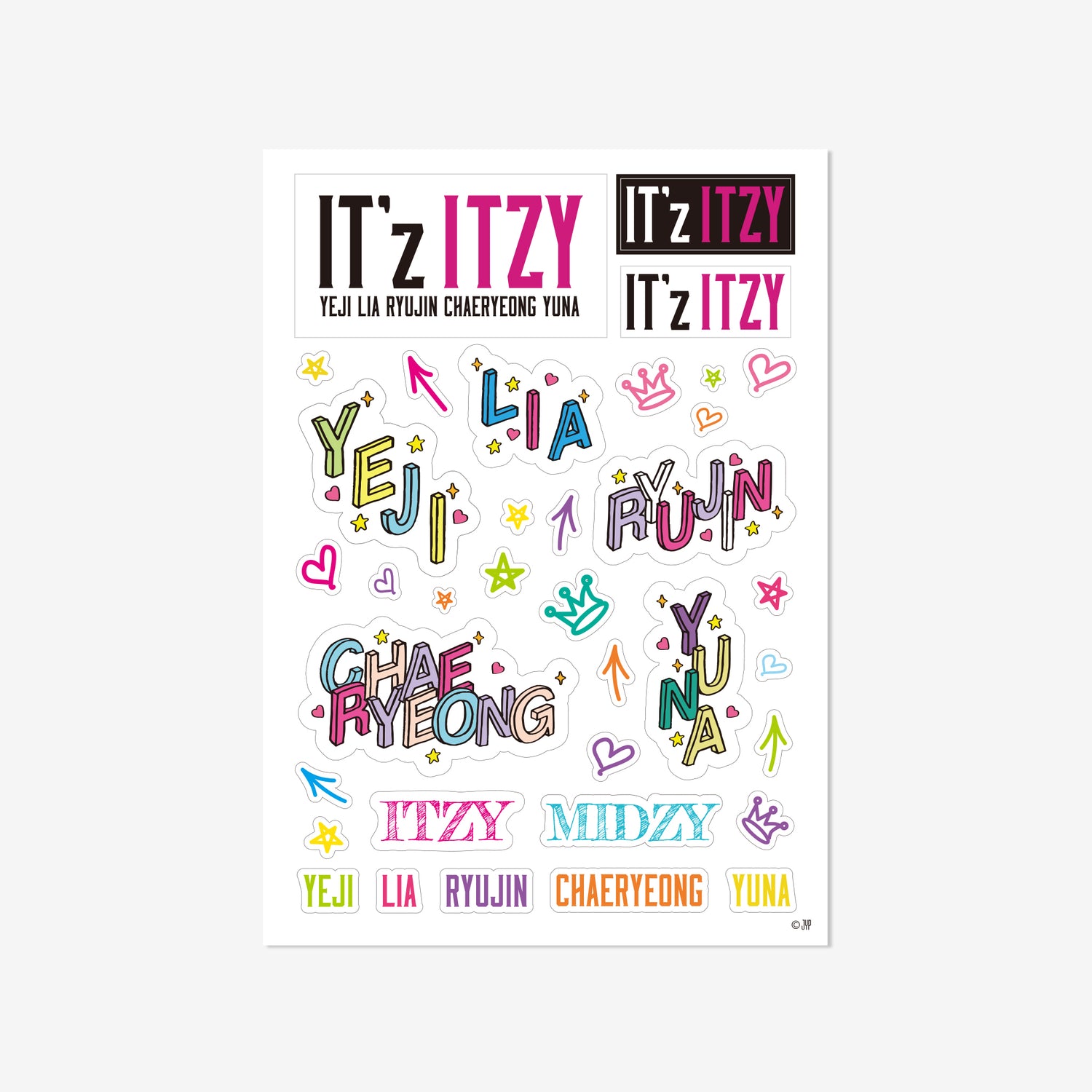 STICKER『IT'z ITZY』【Shipped after Early Feb.2022】