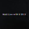 T-SHIRT / BLACK【S】「NiziU Live with U 2022 “Light it Up”」