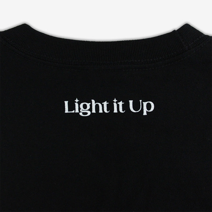 T-SHIRT / BLACK【L】「NiziU Live with U 2022 “Light it Up”」