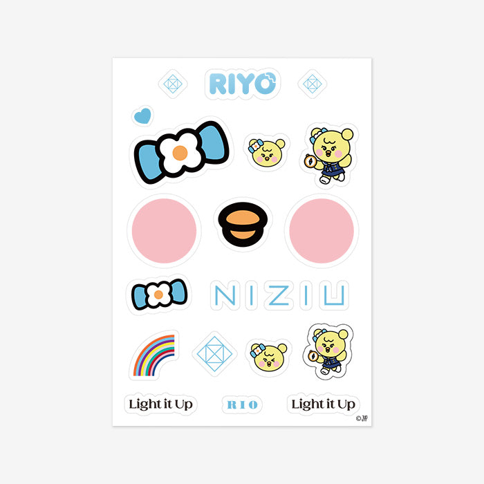 NIZOO MASK STICKER - RIYO「NiziU Live with U 2022 “Light it Up”」