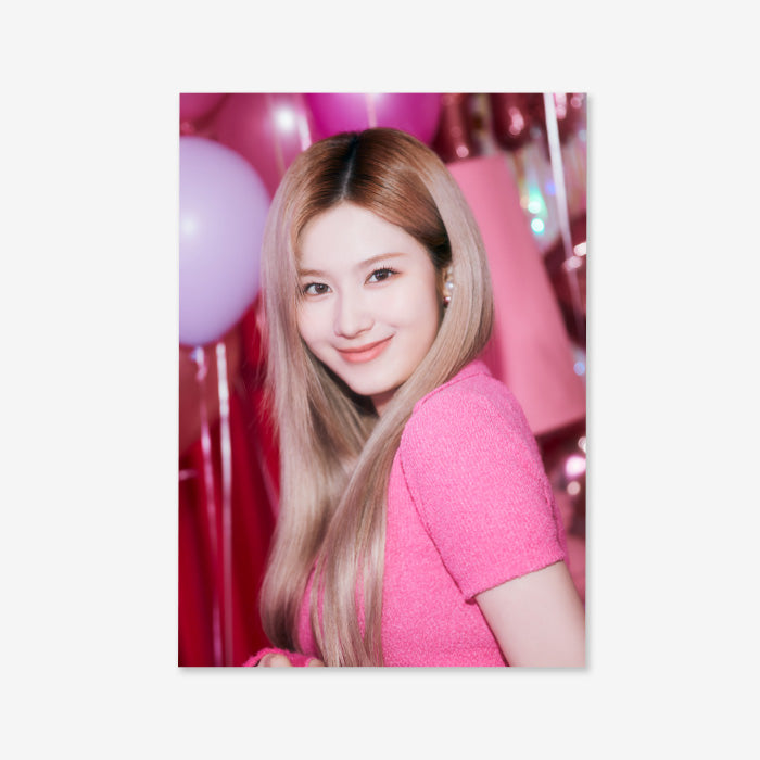 GLITTER FILE & POSTER SET - SANA – JYP JAPAN ONLINE STORE