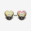 TWICE LOVELYS LENTICULAR PIN BADGE - DAVELY『TWICE JAPAN DEBUT 5th Anniversary Goods』