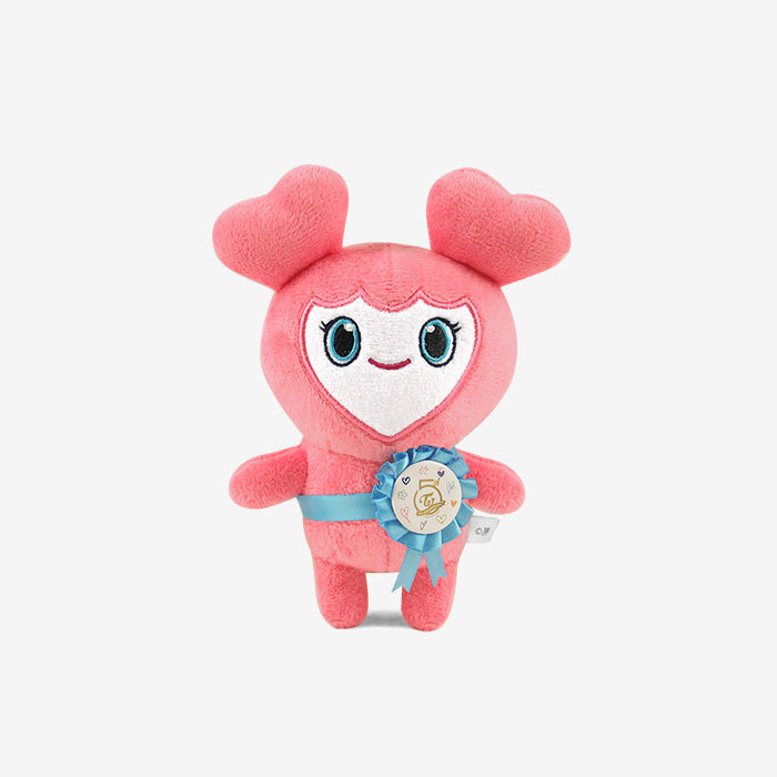 TWICE LOVELYS SOFT TOY WITH ROSETTE BADGE - MOVELY『Celebrate』