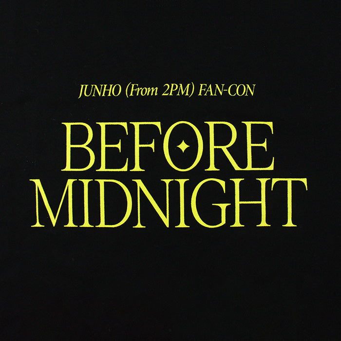 T-SHIRT / BLACK『JUNHO (From 2PM) FAN-CON -Before Midnight-』