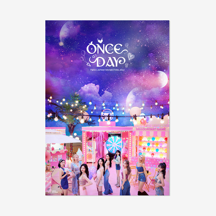 CLEAR POSTER『TWICE JAPAN FAN MEETING 2022 "ONCE DAY"』