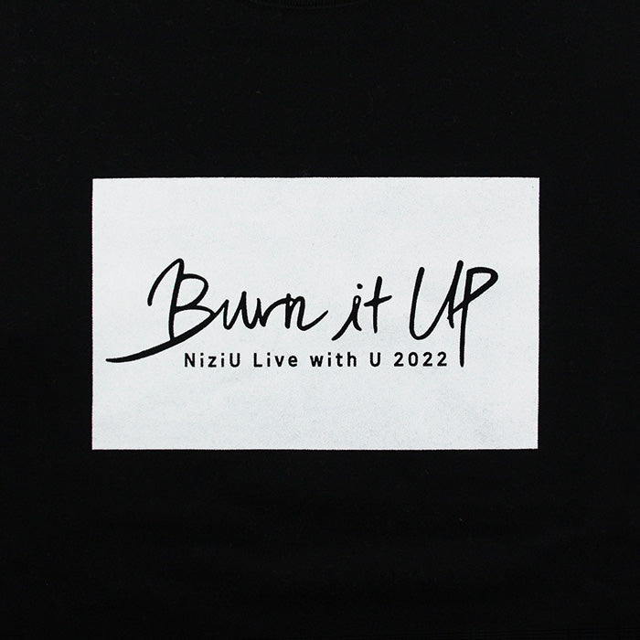LONG SLEEVE T-SHIRT / BLACK【XL】「NiziU Live with U 2022 “Burn it Up”」