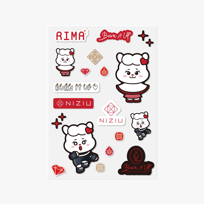 NIZOO STICKER - Llanu「NiziU Live with U 2022 “Burn it Up”」