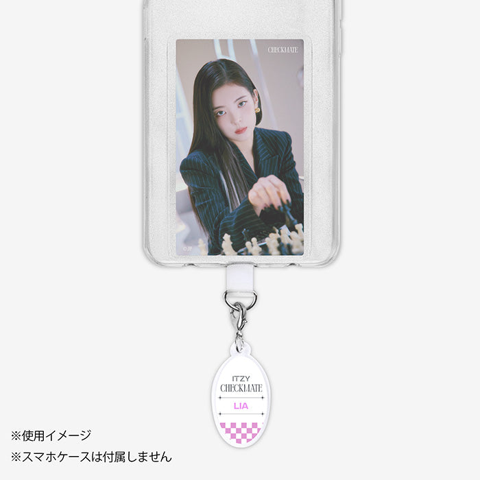 PHONE TAB WITH ACRYLIC CHARM - LIA / ITZY『CHECKMATE』