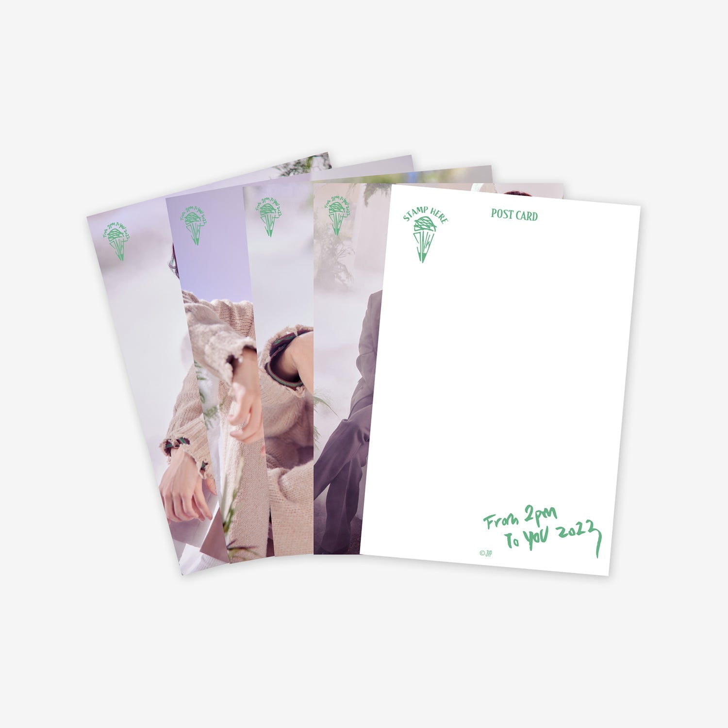 POST CARD SET（4PIECES）- WOOYOUNG・GROUP【C】『From 2PM To You 2023』